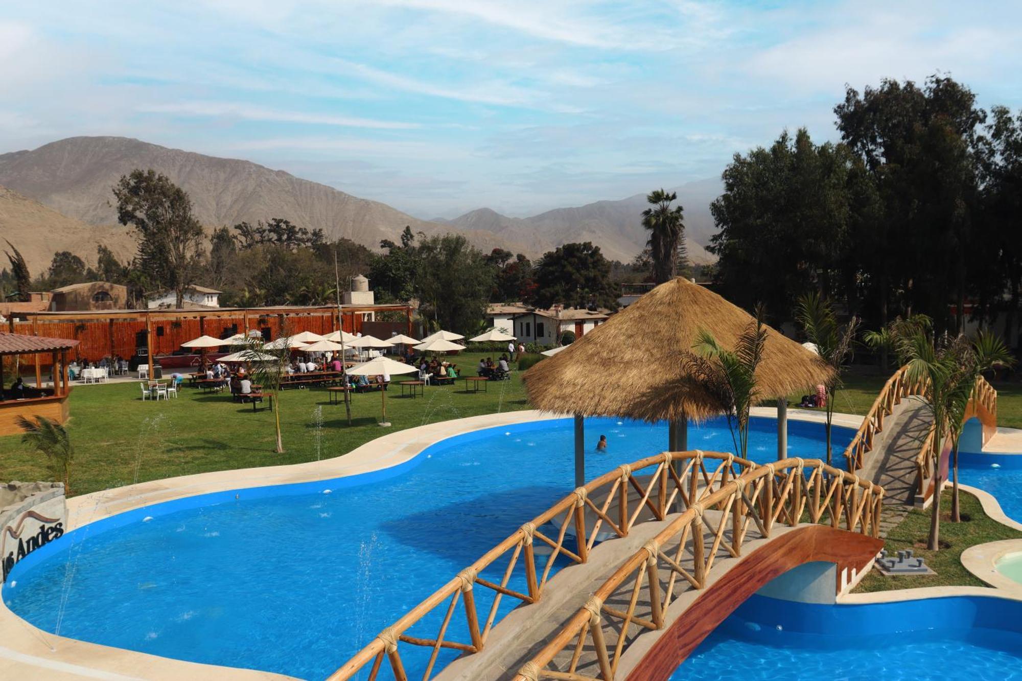 Los Andes - Restaurant & Bungalows Cieneguilla Buitenkant foto